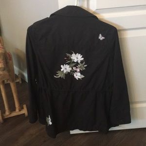 Kate Spade - Floral Army jacket - size small
